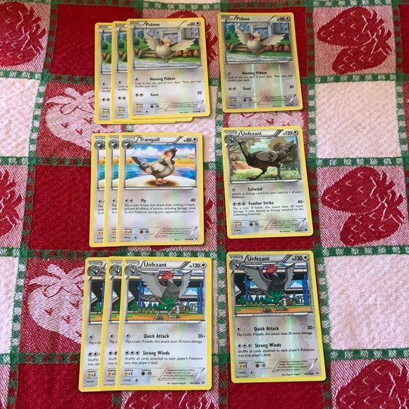 Pokémon TCG Pidove/Tranquill/Unfezant Bundle (12 Cards) - Picture 2 of 6